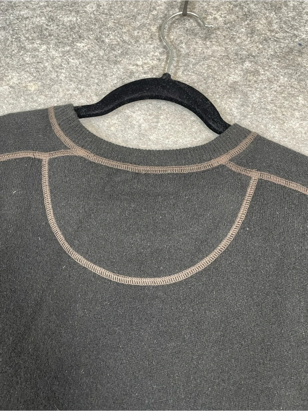 Canterbury Cashmere Men's Black Crewneck Sweater Minimalist Cozy Comfy Large - Picture 13 of 15